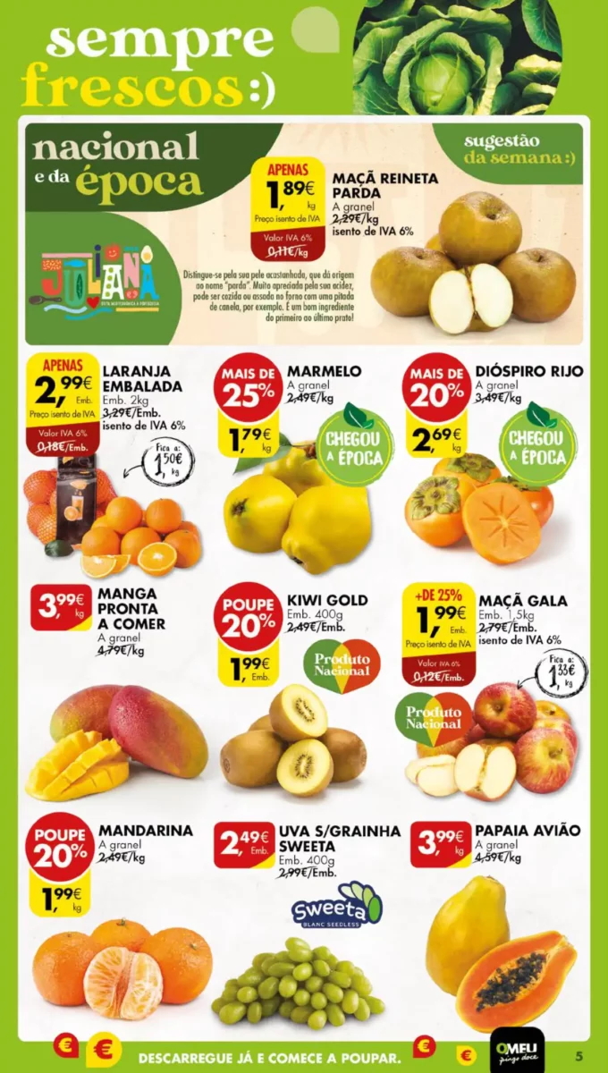 Antevis&atilde;o Folheto Pingo Doce (7 a 13 novembro)