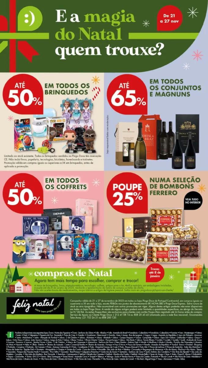 Antevis&atilde;o Folheto Pingo Doce (21 a 27 novembro)