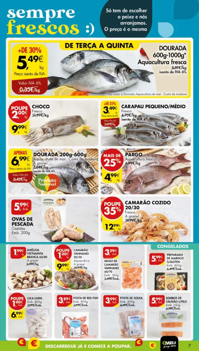 Antevis&atilde;o Folheto Pingo Doce (7 a 13 novembro)