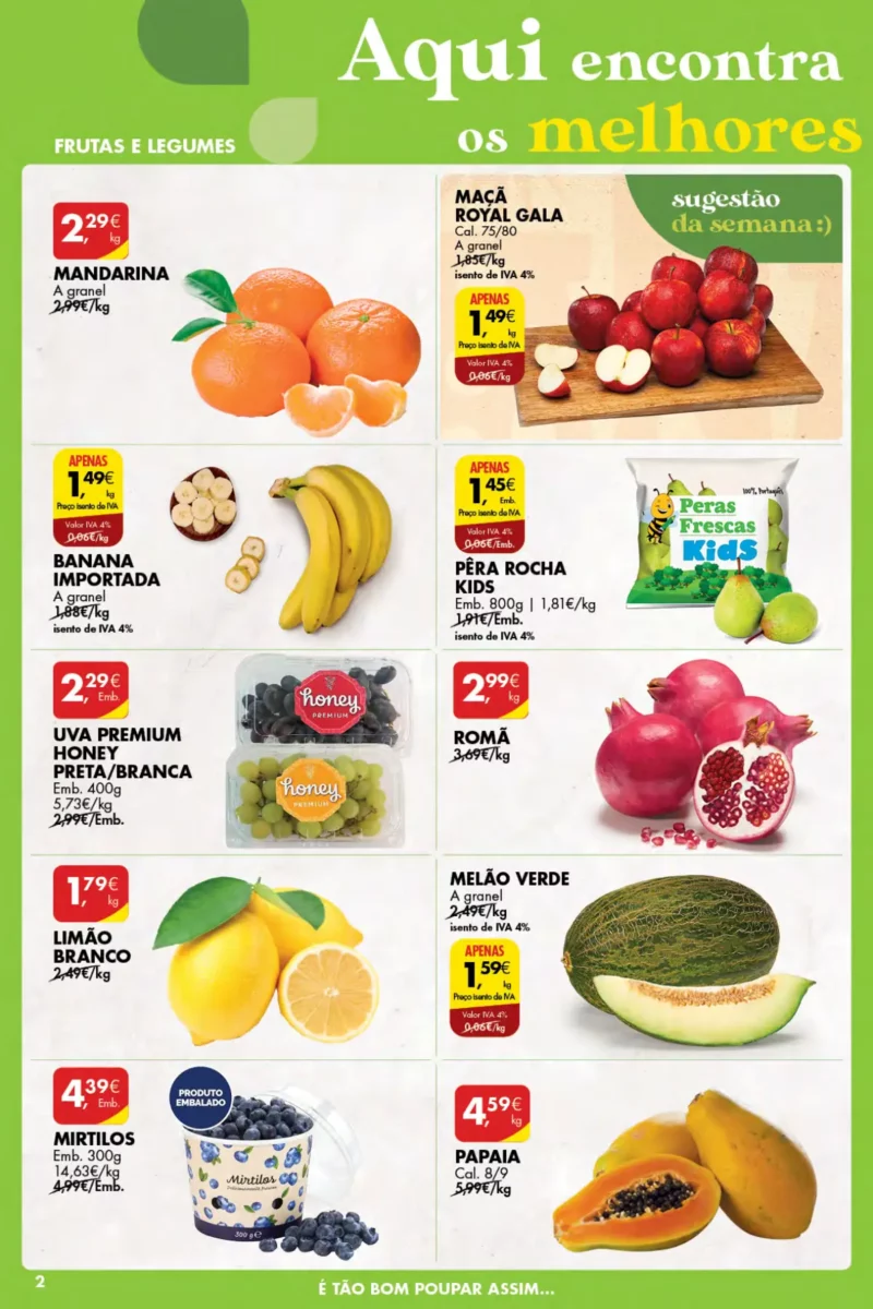 Antevis&atilde;o Folheto Pingo Doce A&ccedil;ores (2 a 8 novembro)