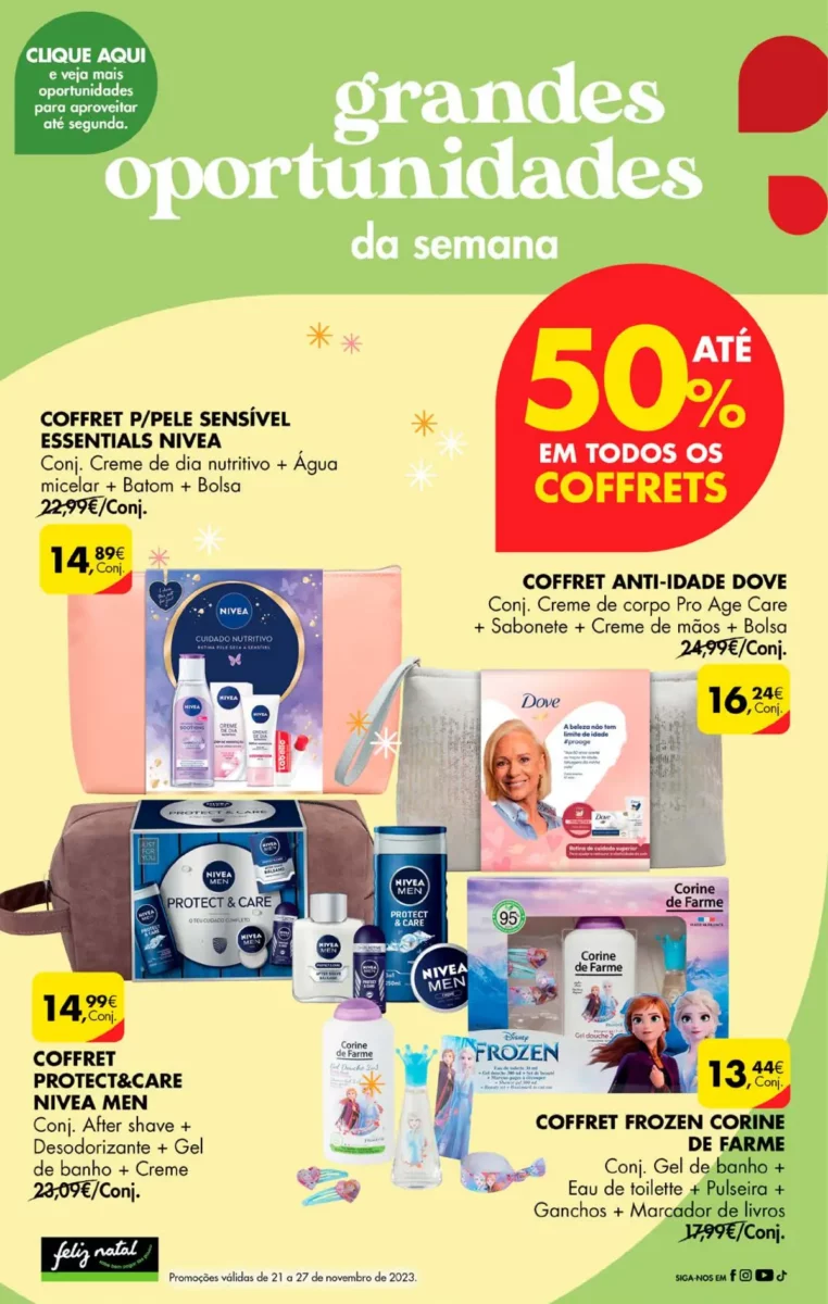 Antevis&atilde;o Folheto Pingo Doce fim-de-semana (24 a 27 novembro)