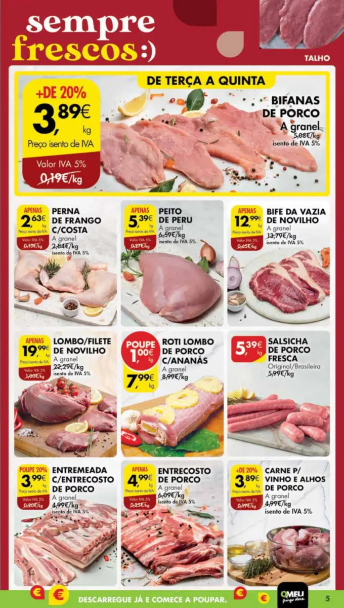 Antevis&atilde;o Folheto Pingo Doce Madeira (7 a 13 novembro)