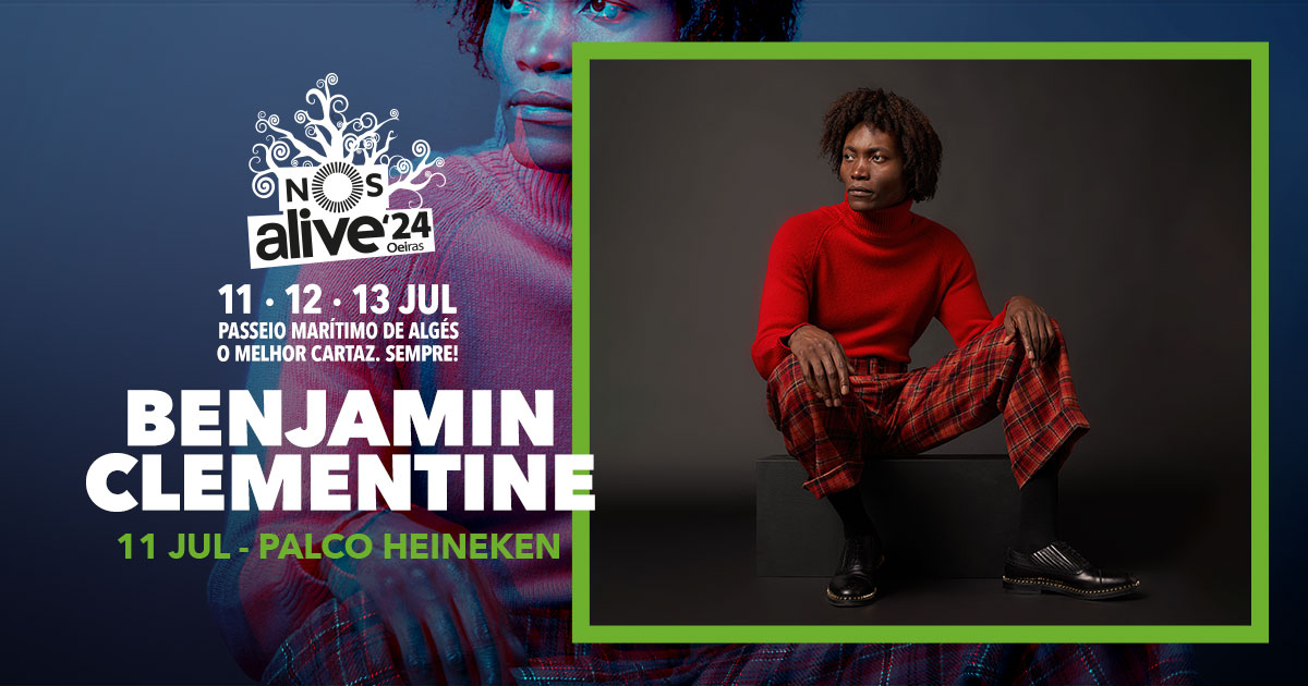 Benjamin Clementine confirmado no NOS Alive’ 24