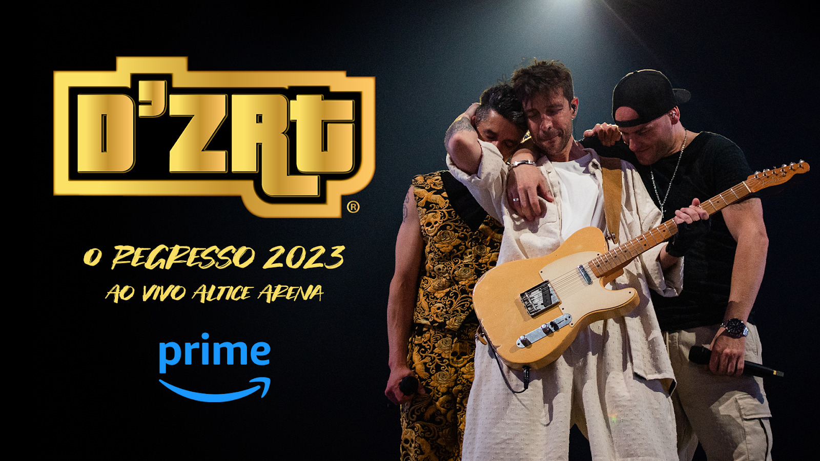 D’ZRT: O Regresso 2023 – Ao Vivo Altice Arena estreia na Prime Video a 25 Novembro