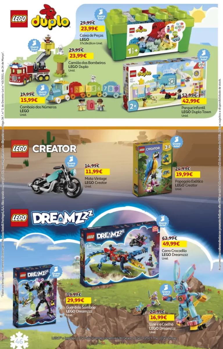 Folheto Auchan Brinquedos de Natal (2023)