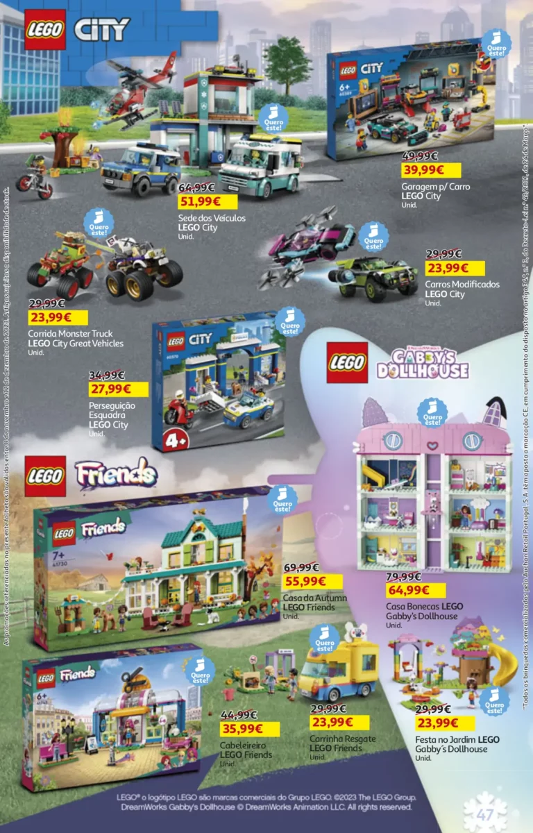 Folheto Auchan Brinquedos de Natal (2023)