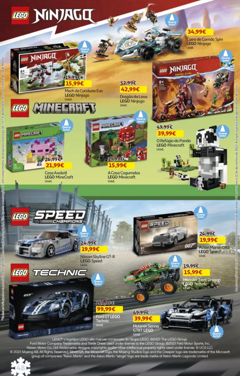 Folheto Auchan Brinquedos de Natal (2023)