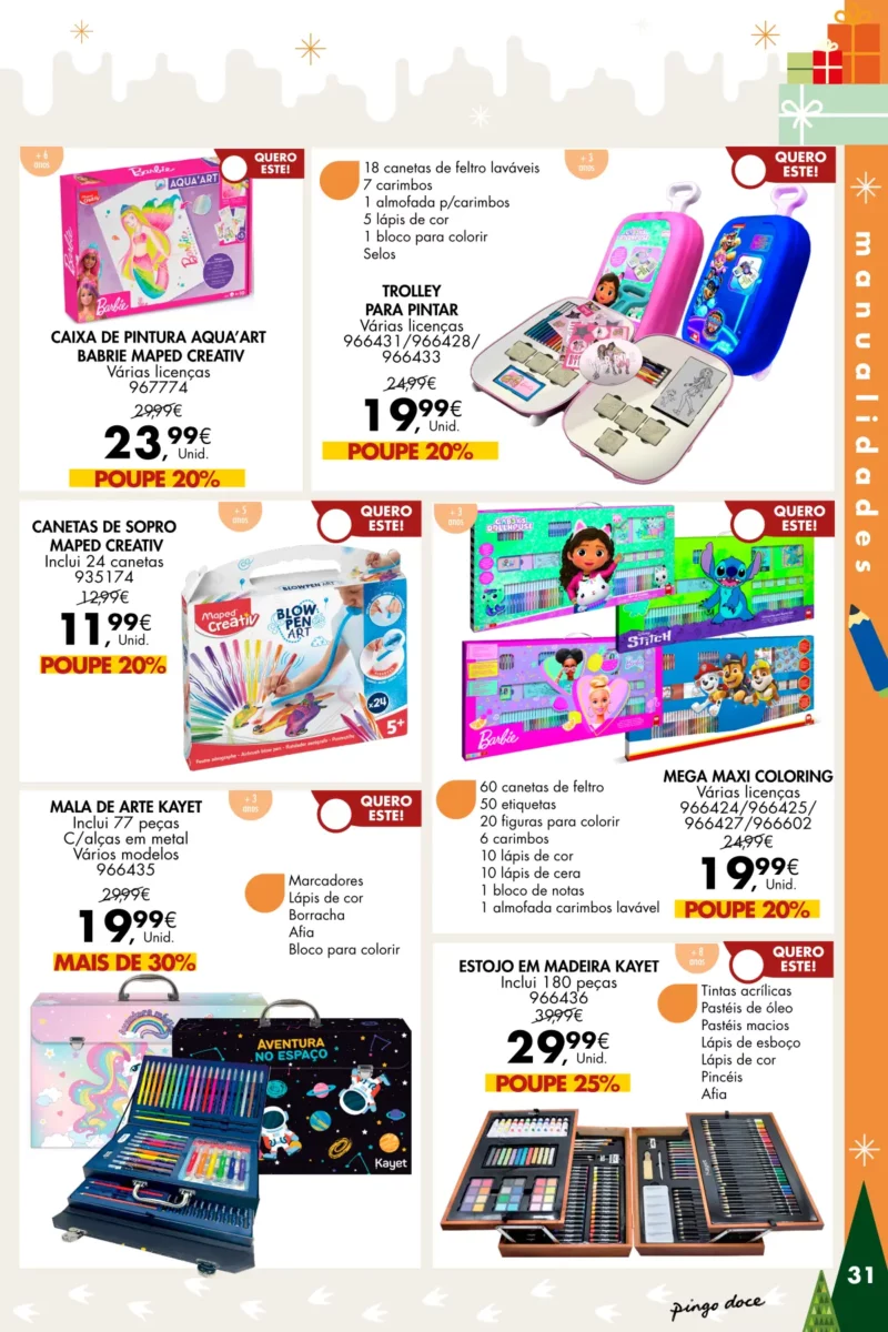Pingo Doce folheto Brinquedos de Natal 2023