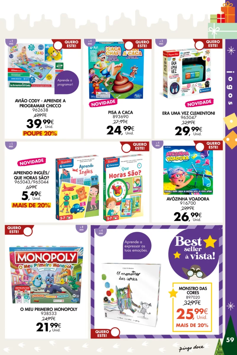 Pingo Doce folheto Brinquedos de Natal 2023