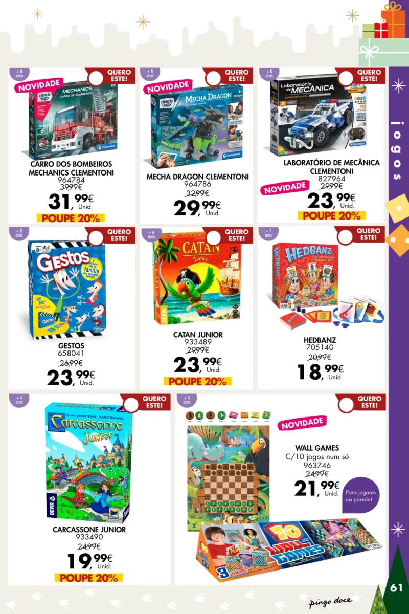 Pingo Doce folheto Brinquedos de Natal 2023