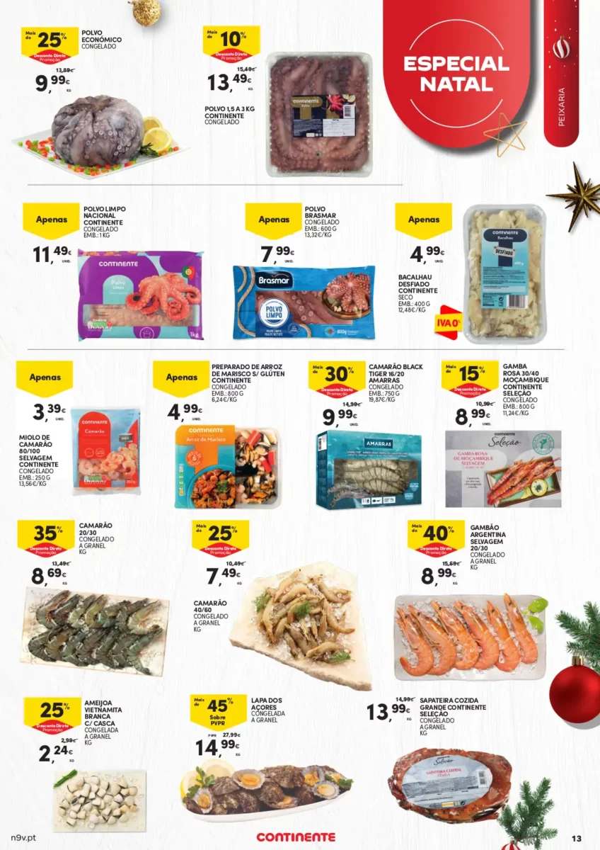 Folheto Continente A&ccedil;ores (23 novembro a 6 dezembro)