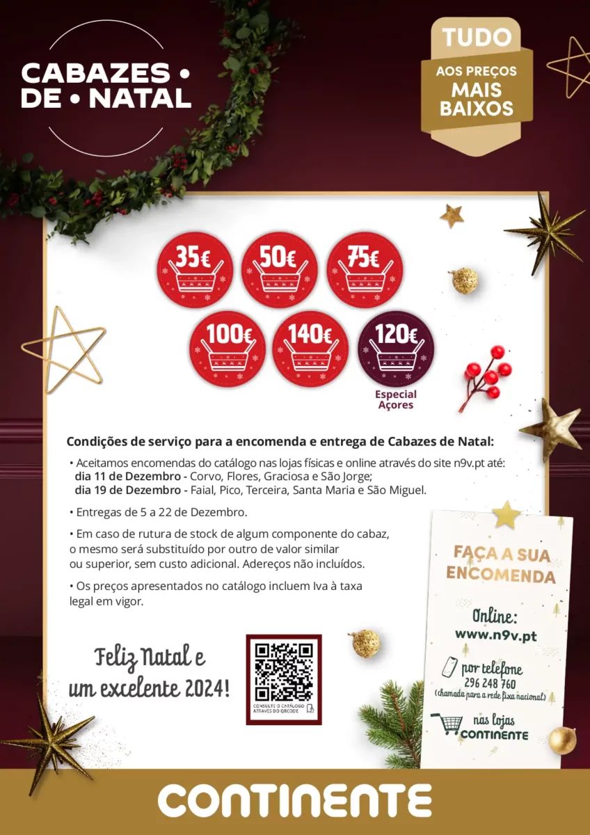 Folheto Continente A&ccedil;ores (23 novembro a 6 dezembro)