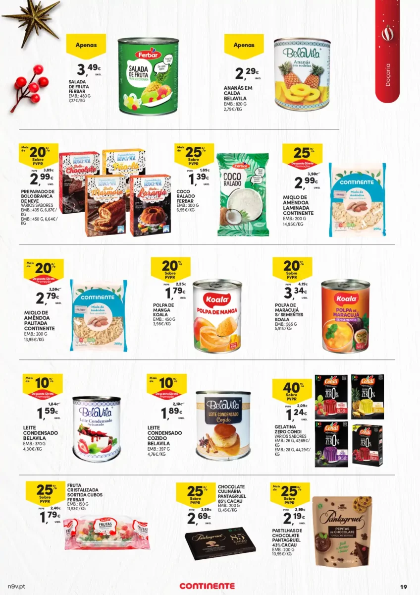 Folheto Continente A&ccedil;ores (23 novembro a 6 dezembro)