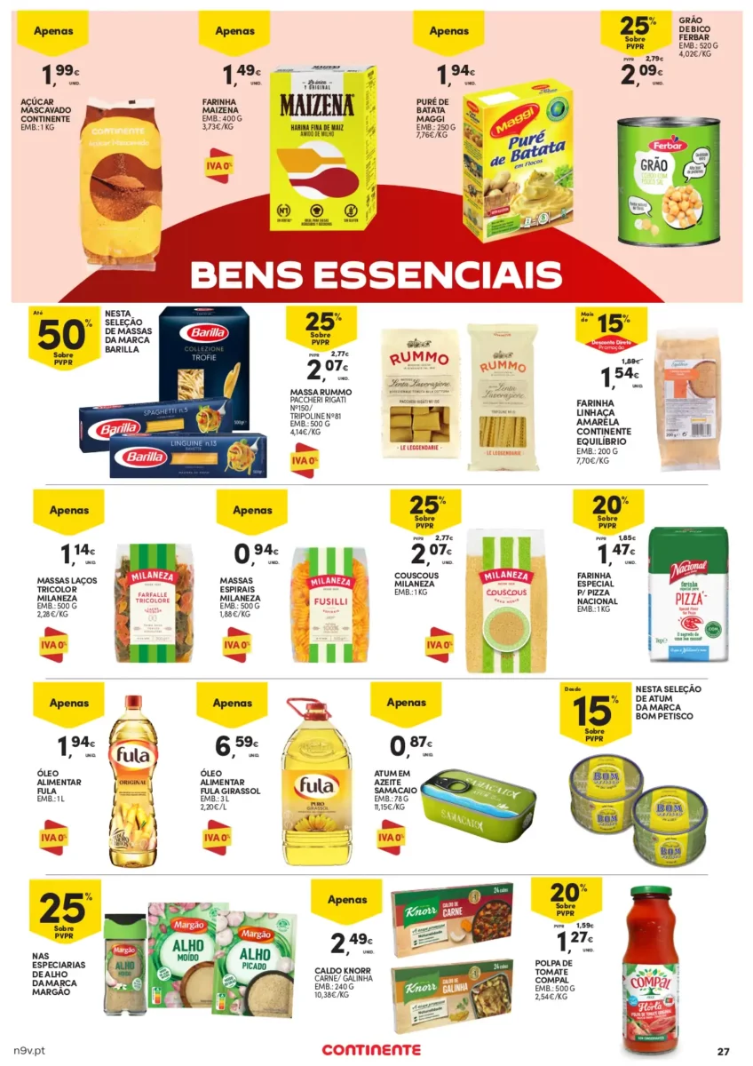 Folheto Continente A&ccedil;ores (23 novembro a 6 dezembro)