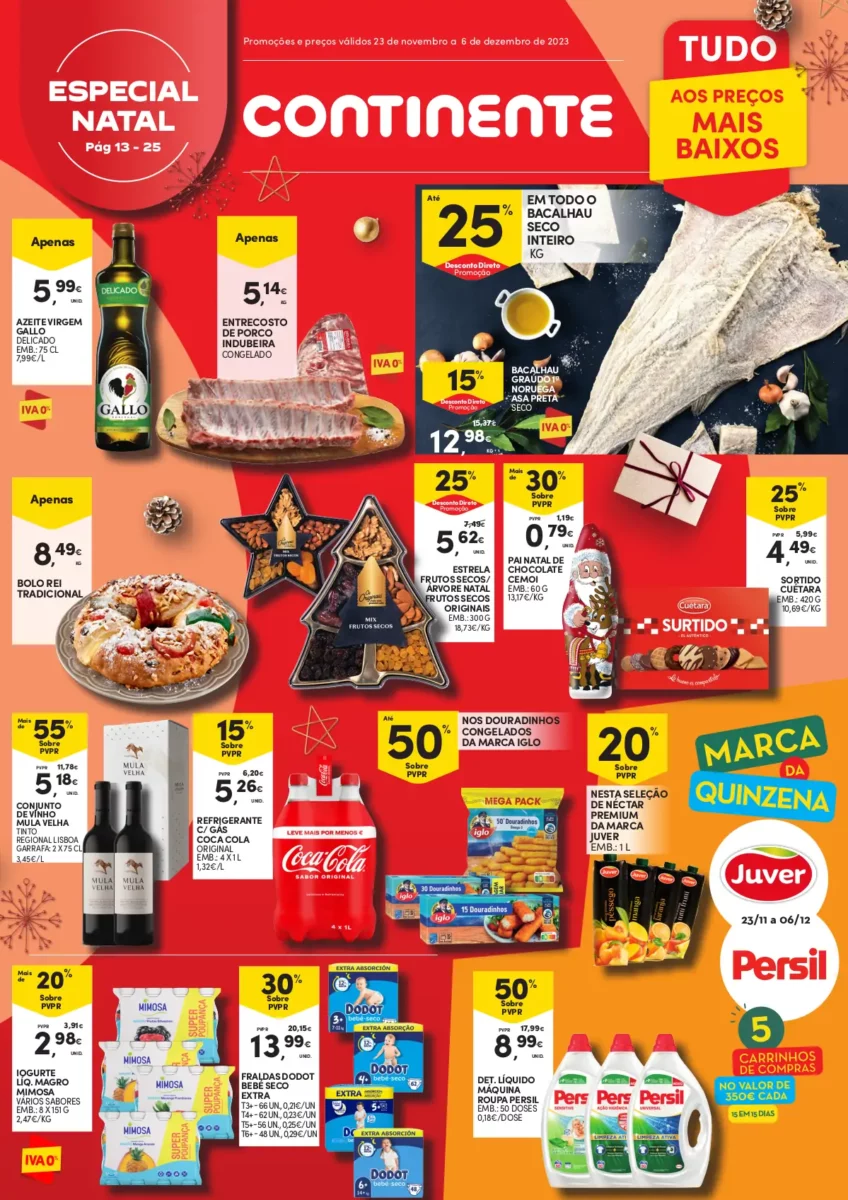 Folheto Continente A&ccedil;ores (23 novembro a 6 dezembro)