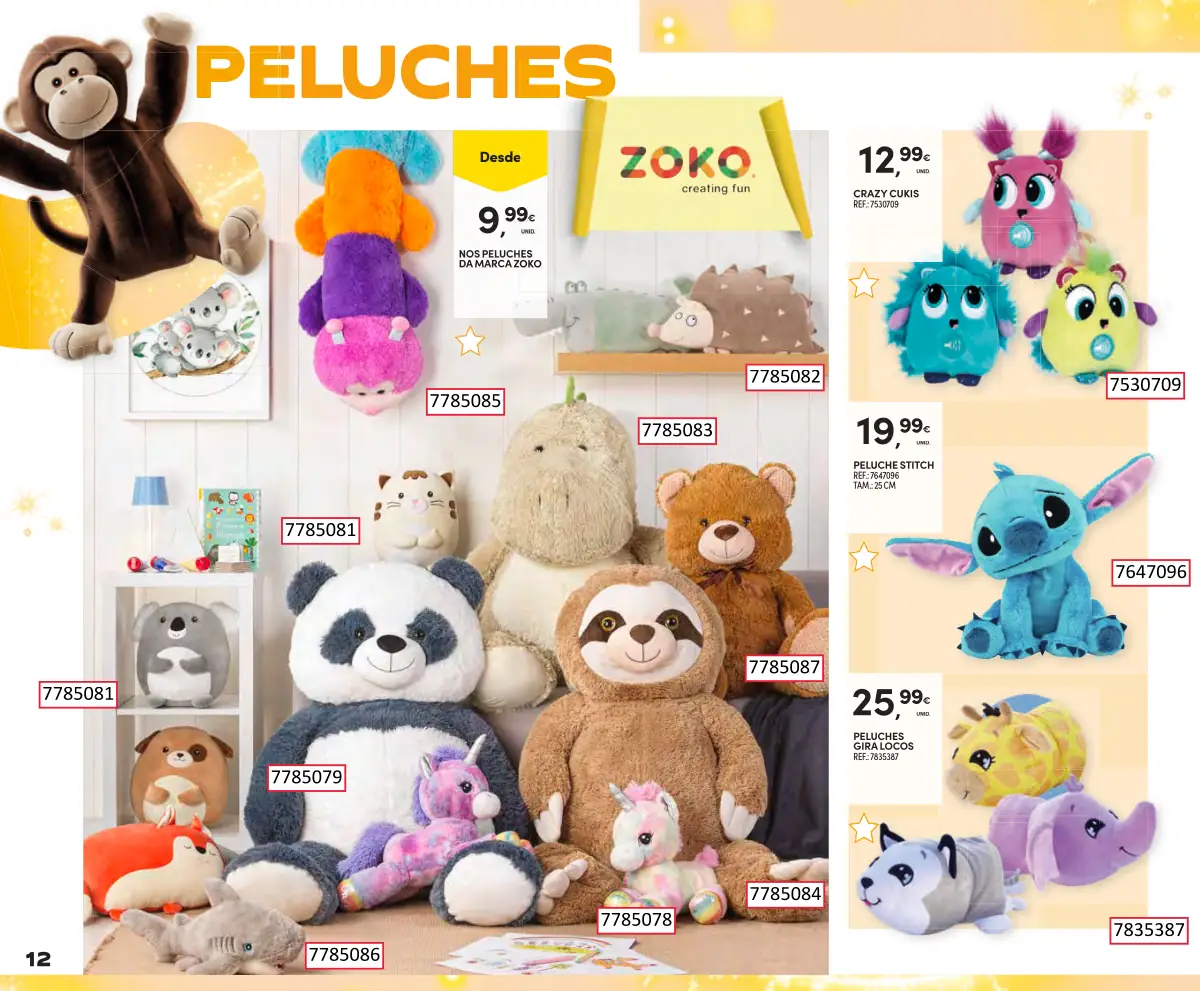 Folheto Continente Brinquedos de Natal