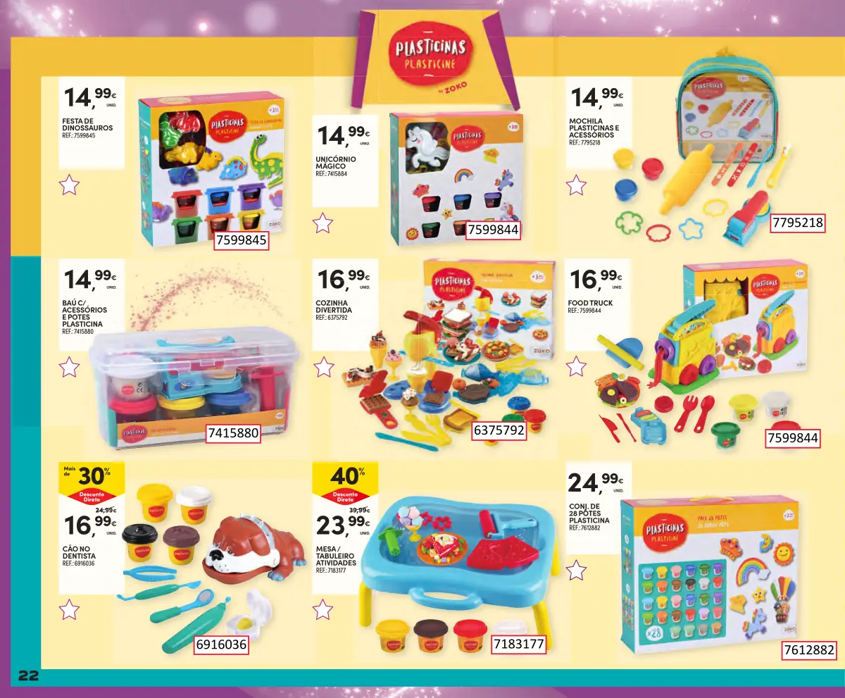 Folheto Continente Brinquedos de Natal