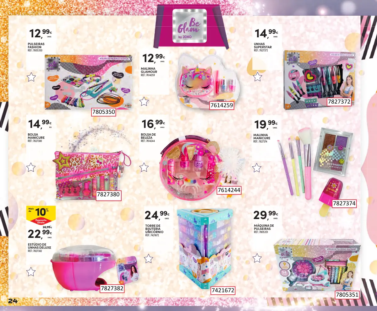 Folheto Continente Brinquedos de Natal