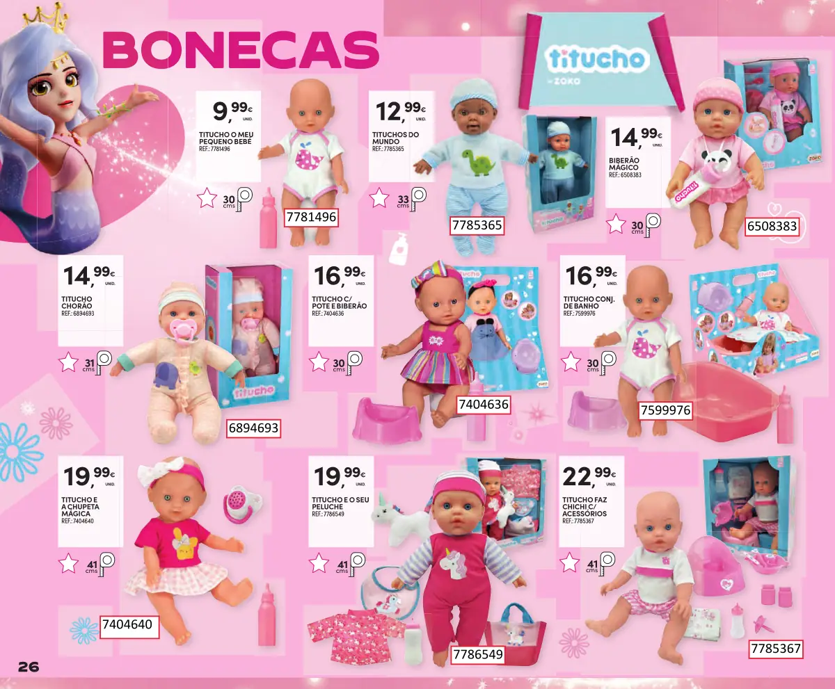 Folheto Continente Brinquedos de Natal