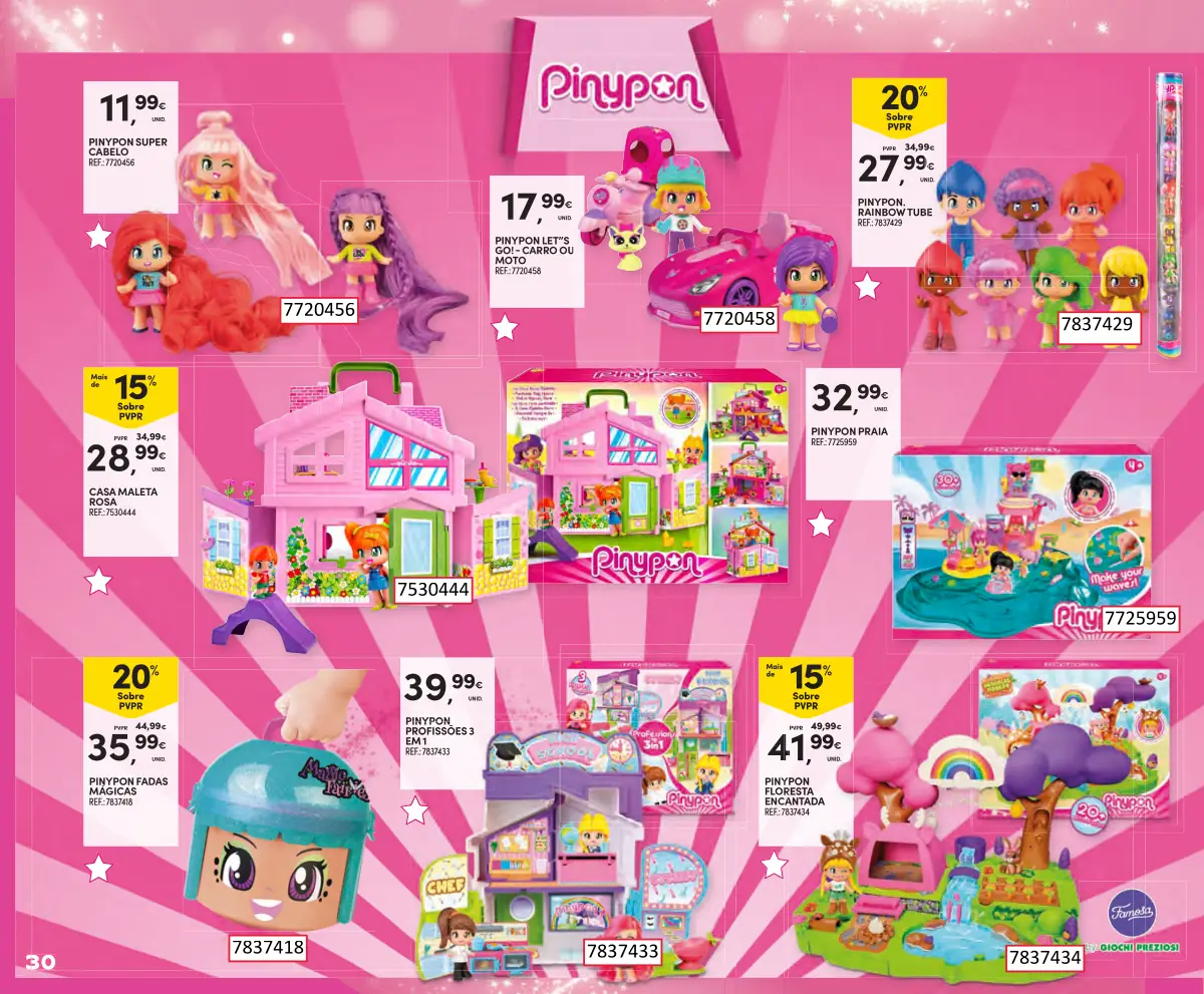 Folheto Continente Brinquedos de Natal