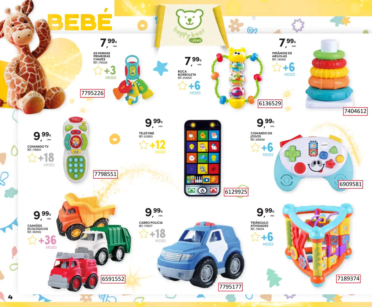 Folheto Continente Brinquedos de Natal