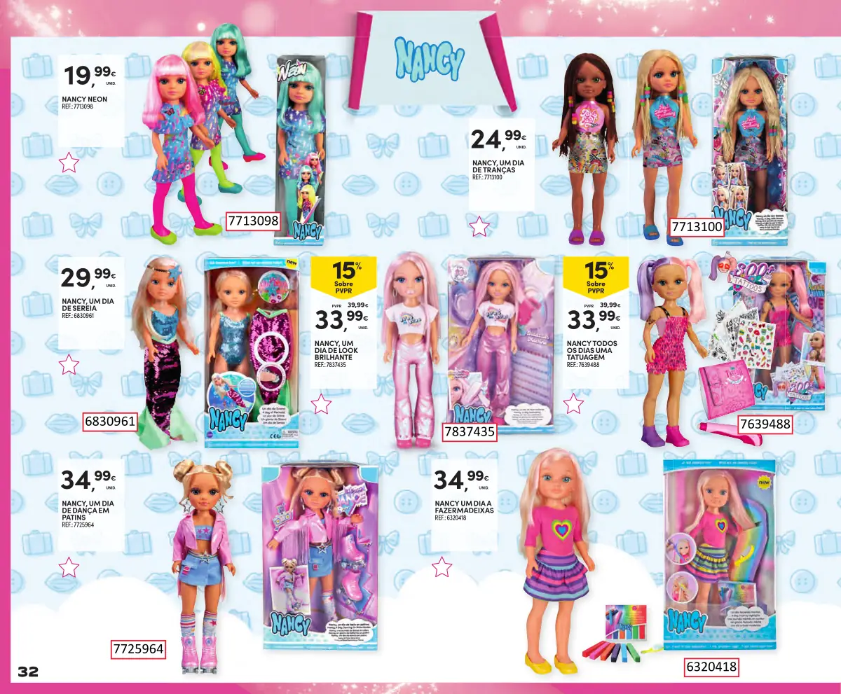 Folheto Continente Brinquedos de Natal