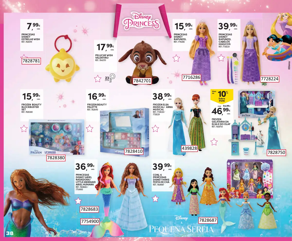 Folheto Continente Brinquedos de Natal