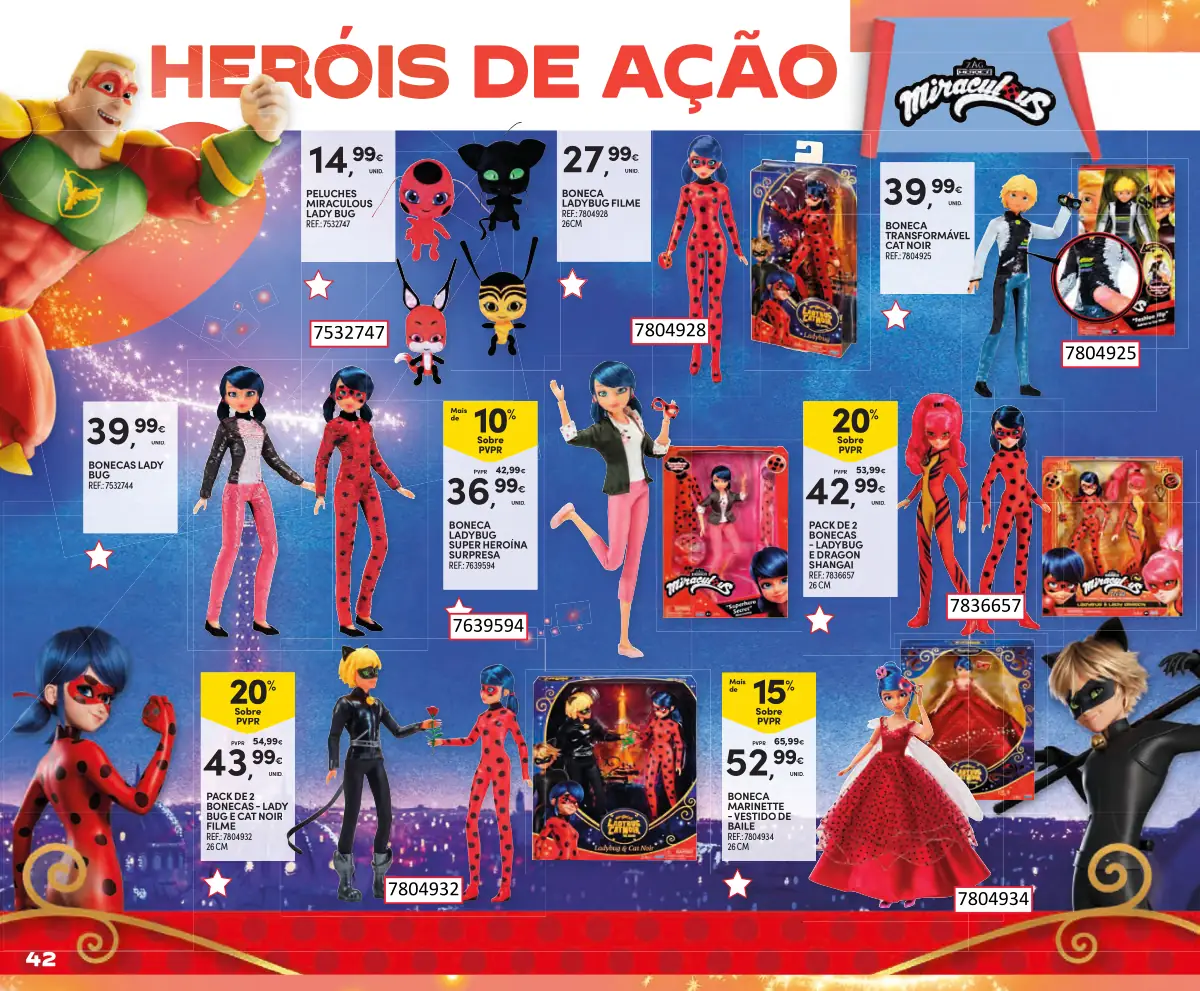 Folheto Continente Brinquedos de Natal