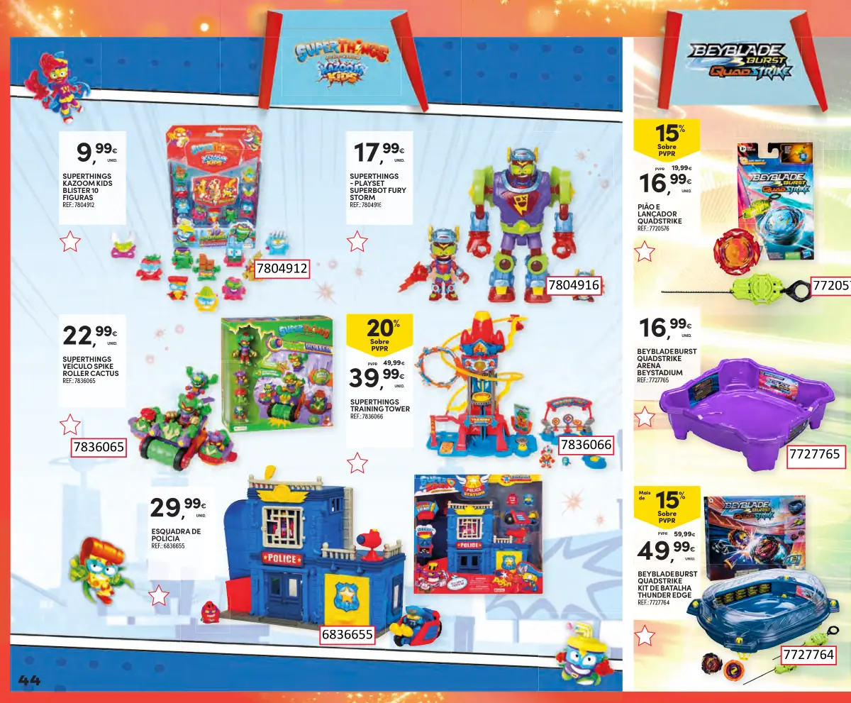 Folheto Continente Brinquedos de Natal