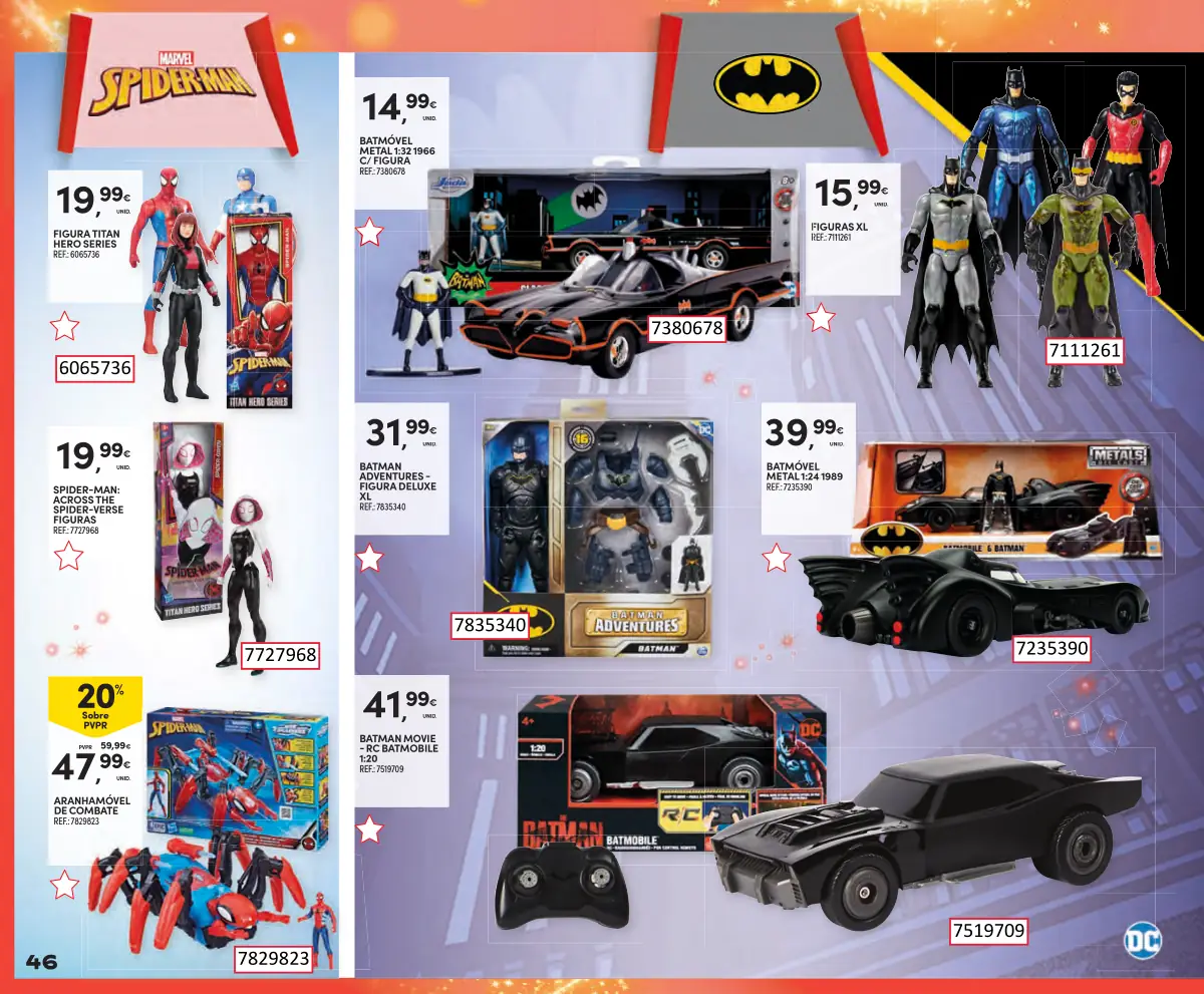 Folheto Continente Brinquedos de Natal