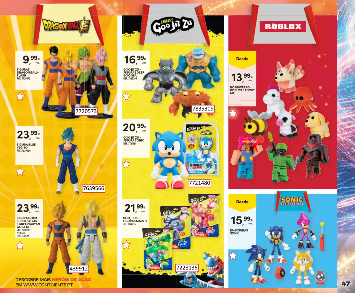 Folheto Continente Brinquedos de Natal