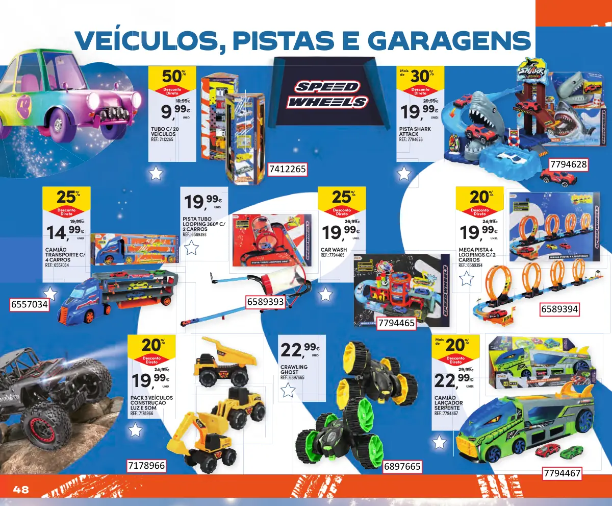 Folheto Continente Brinquedos de Natal