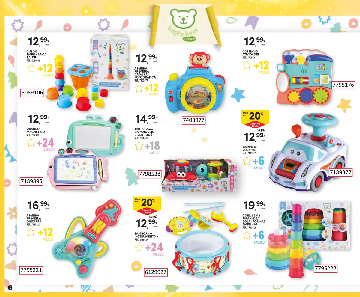 Folheto Continente Brinquedos de Natal