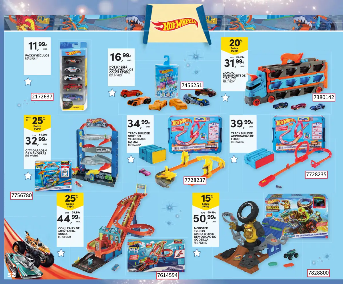 Folheto Continente Brinquedos de Natal