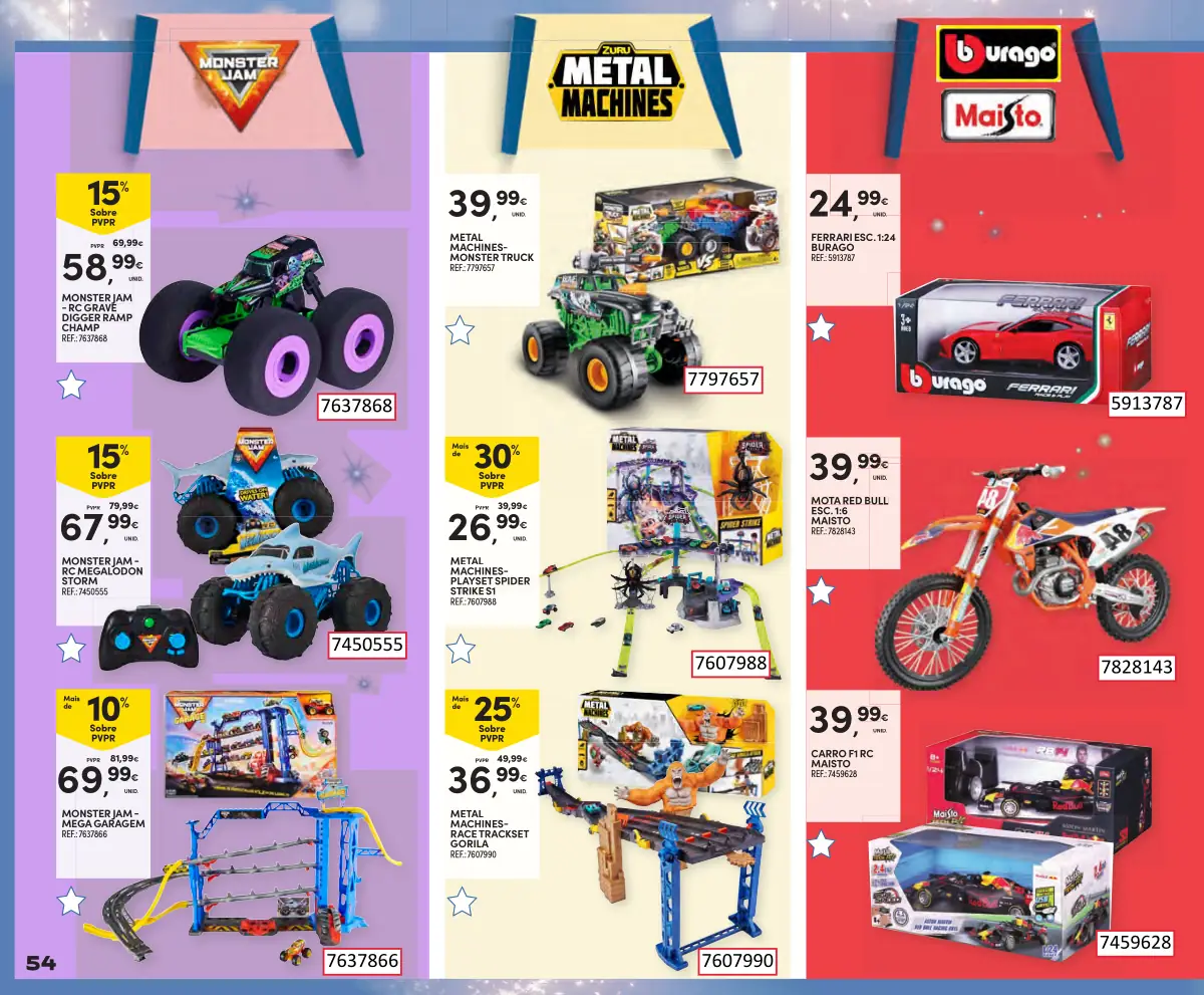 Folheto Continente Brinquedos de Natal