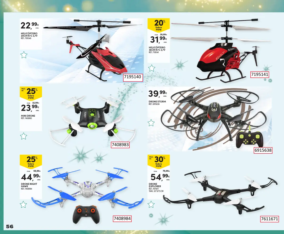 Folheto Continente Brinquedos de Natal