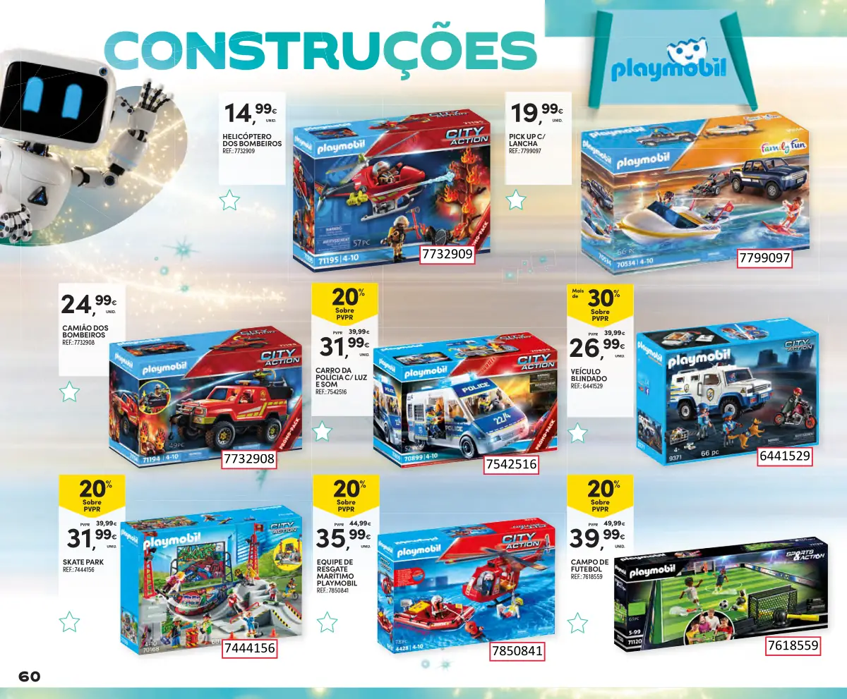 Folheto Continente Brinquedos de Natal