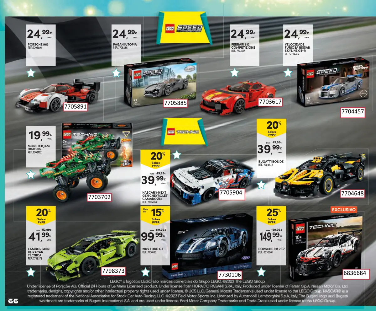 Folheto Continente Brinquedos de Natal