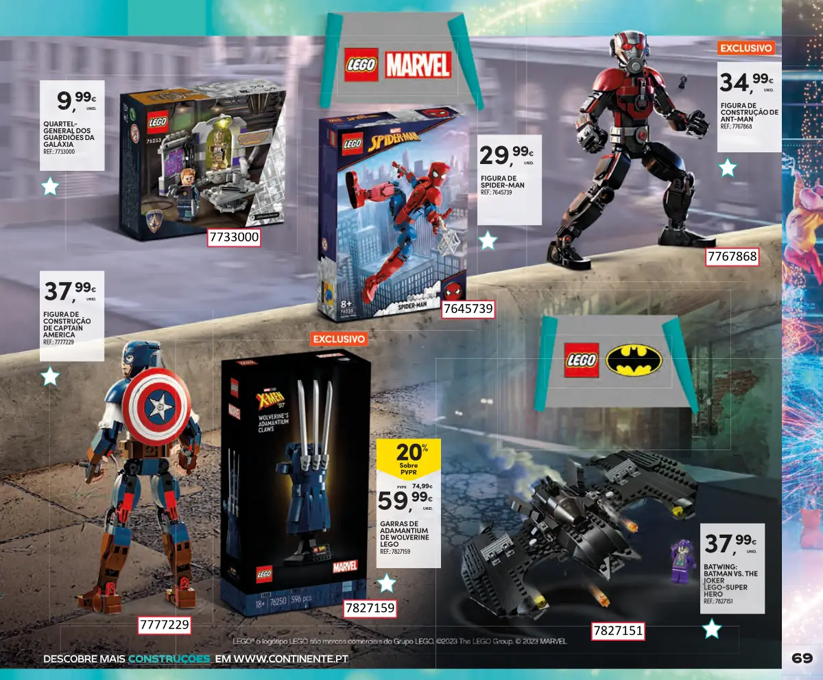 Folheto Continente Brinquedos de Natal