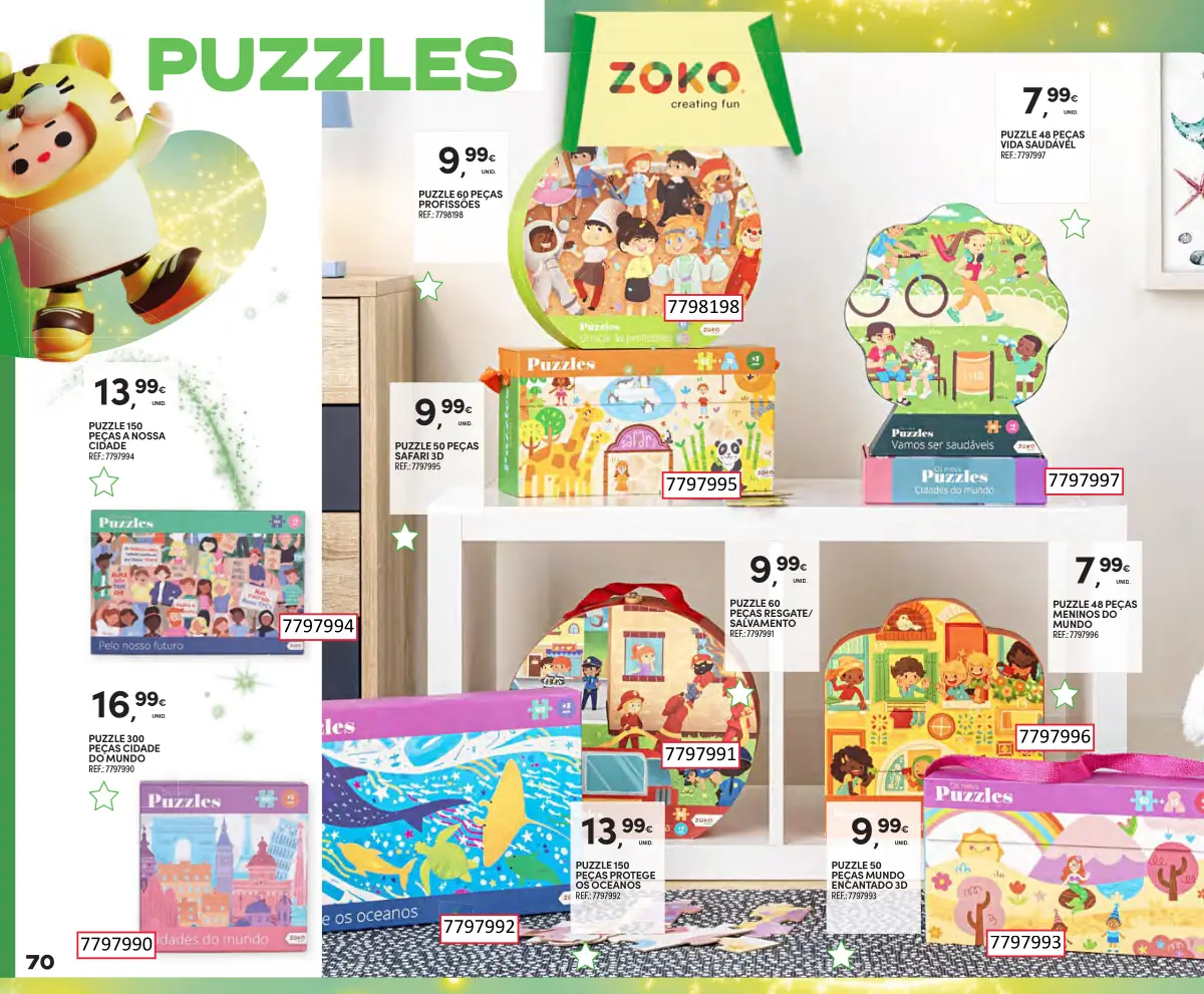 Folheto Continente Brinquedos de Natal