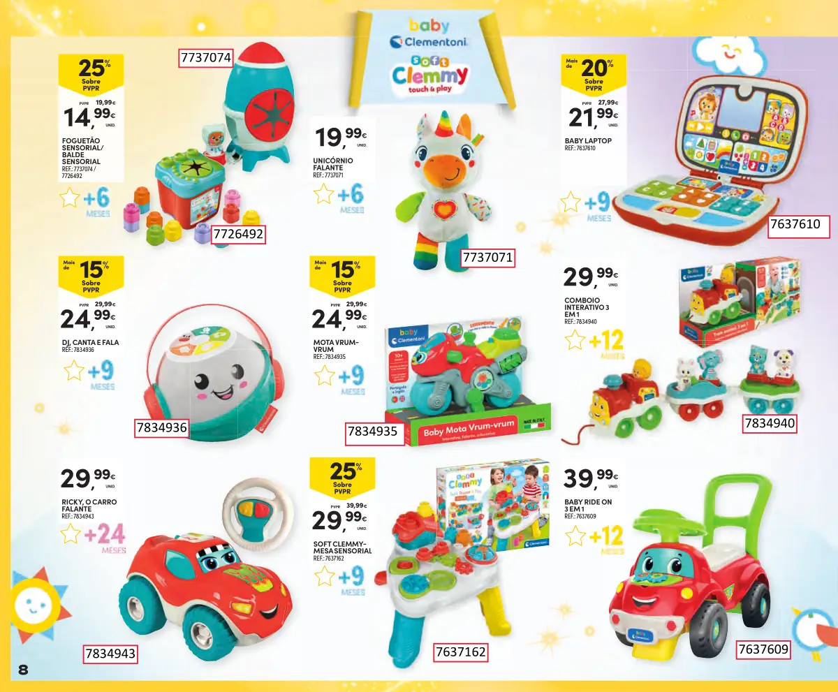 Folheto Continente Brinquedos de Natal