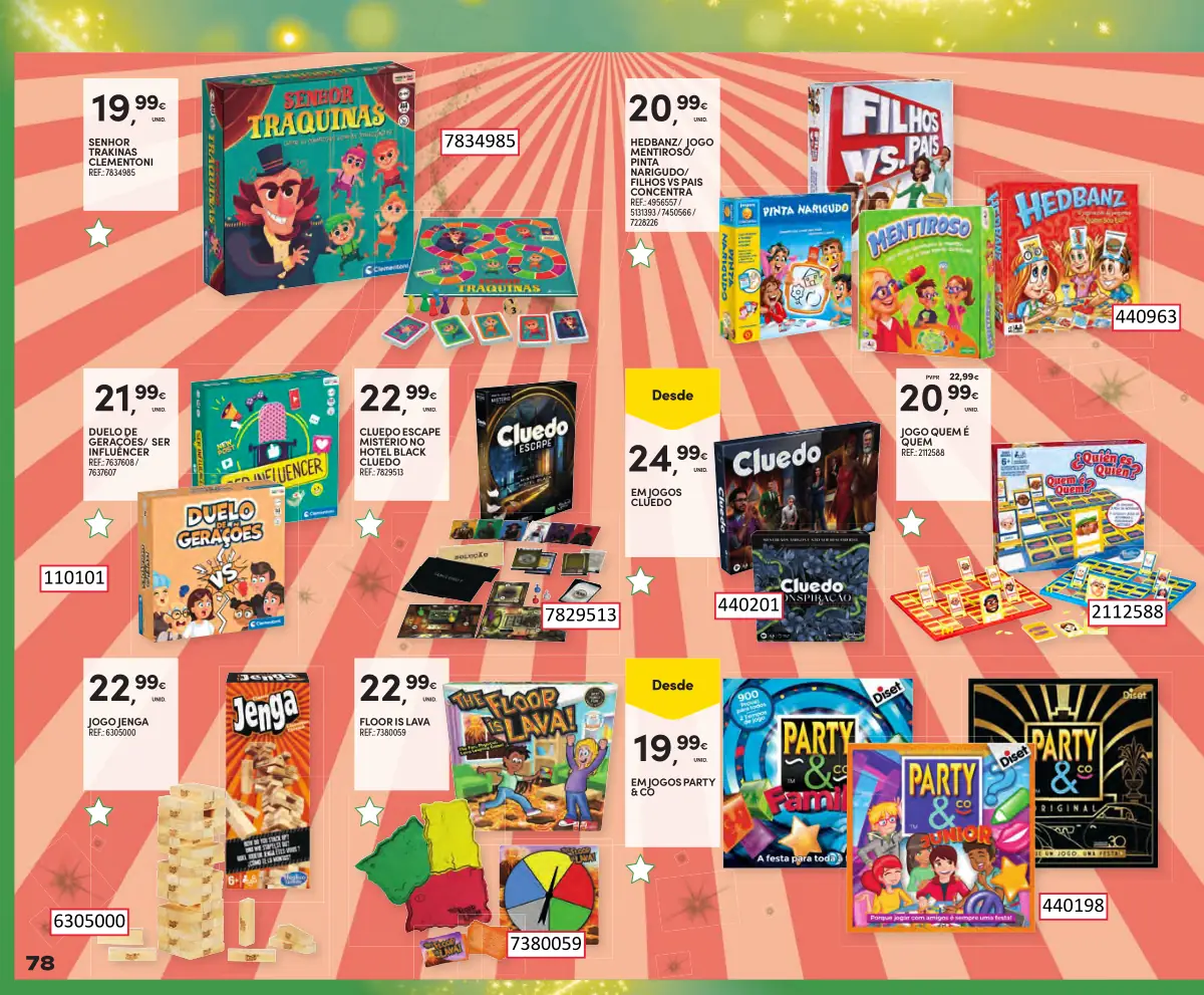 Folheto Continente Brinquedos de Natal