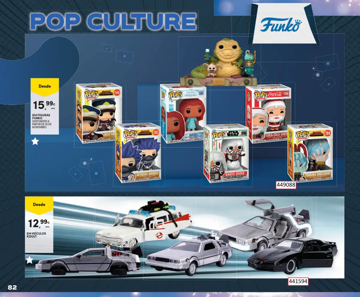 Folheto Continente Brinquedos de Natal