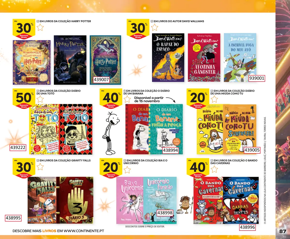 Folheto Continente Brinquedos de Natal