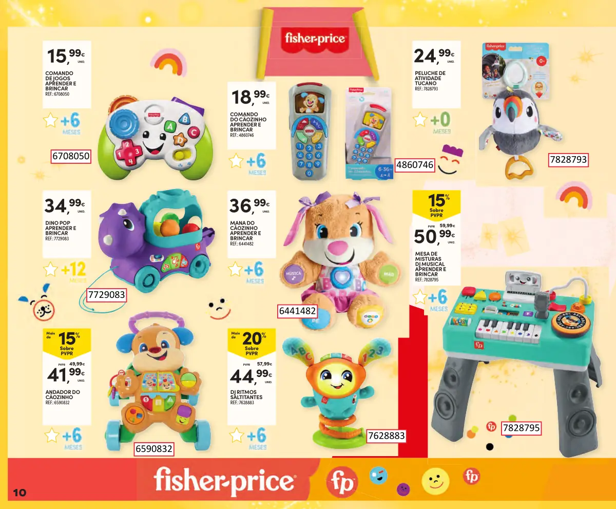 Folheto Continente Brinquedos de Natal