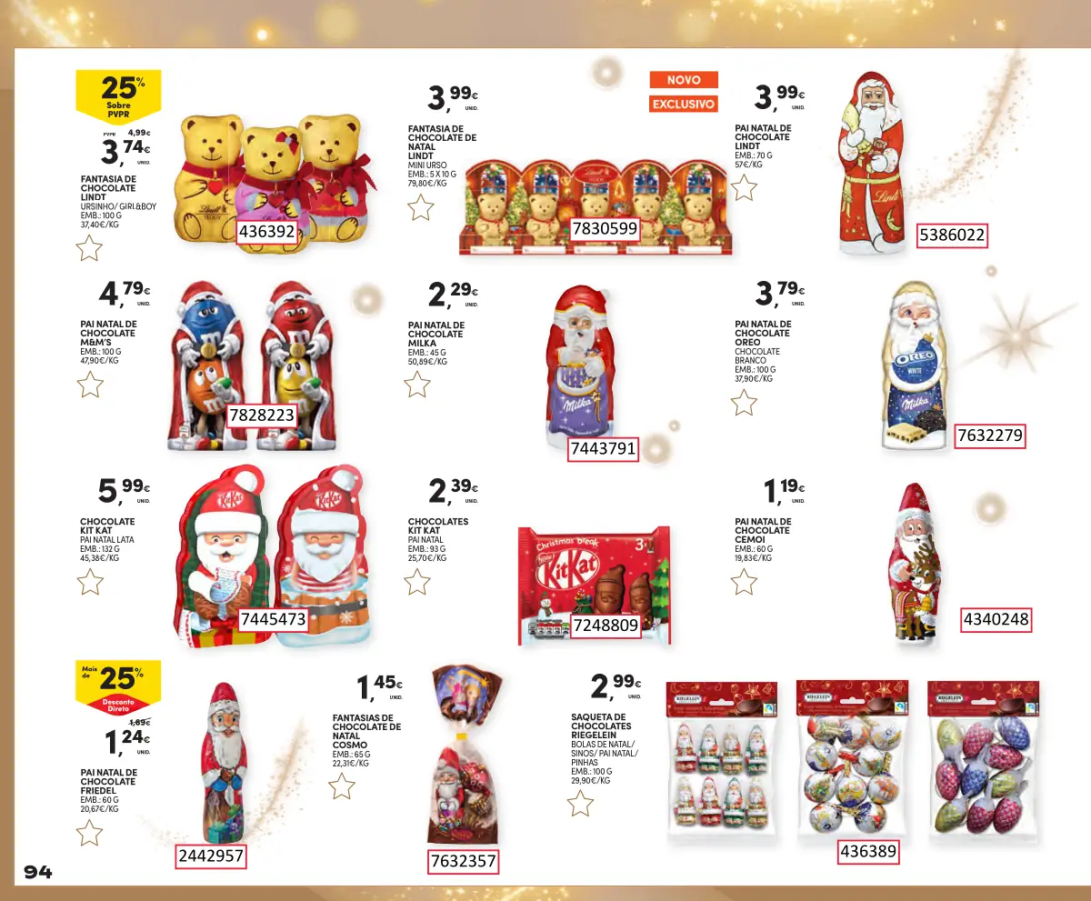 Folheto Continente Brinquedos de Natal