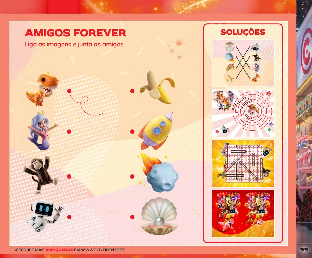 Folheto Continente Brinquedos de Natal