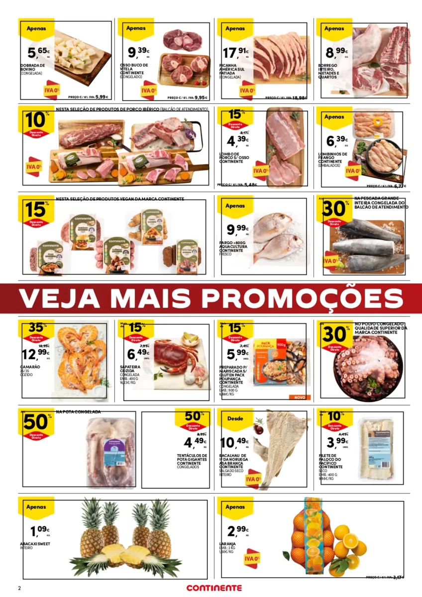 Folheto Continente fim-de-semana (10 a 13 novembro)