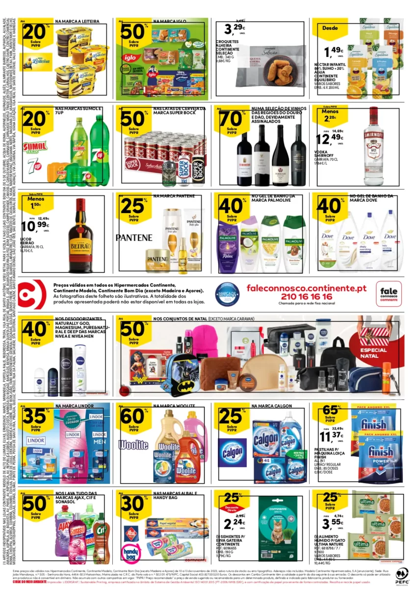Folheto Continente fim-de-semana (10 a 13 novembro)