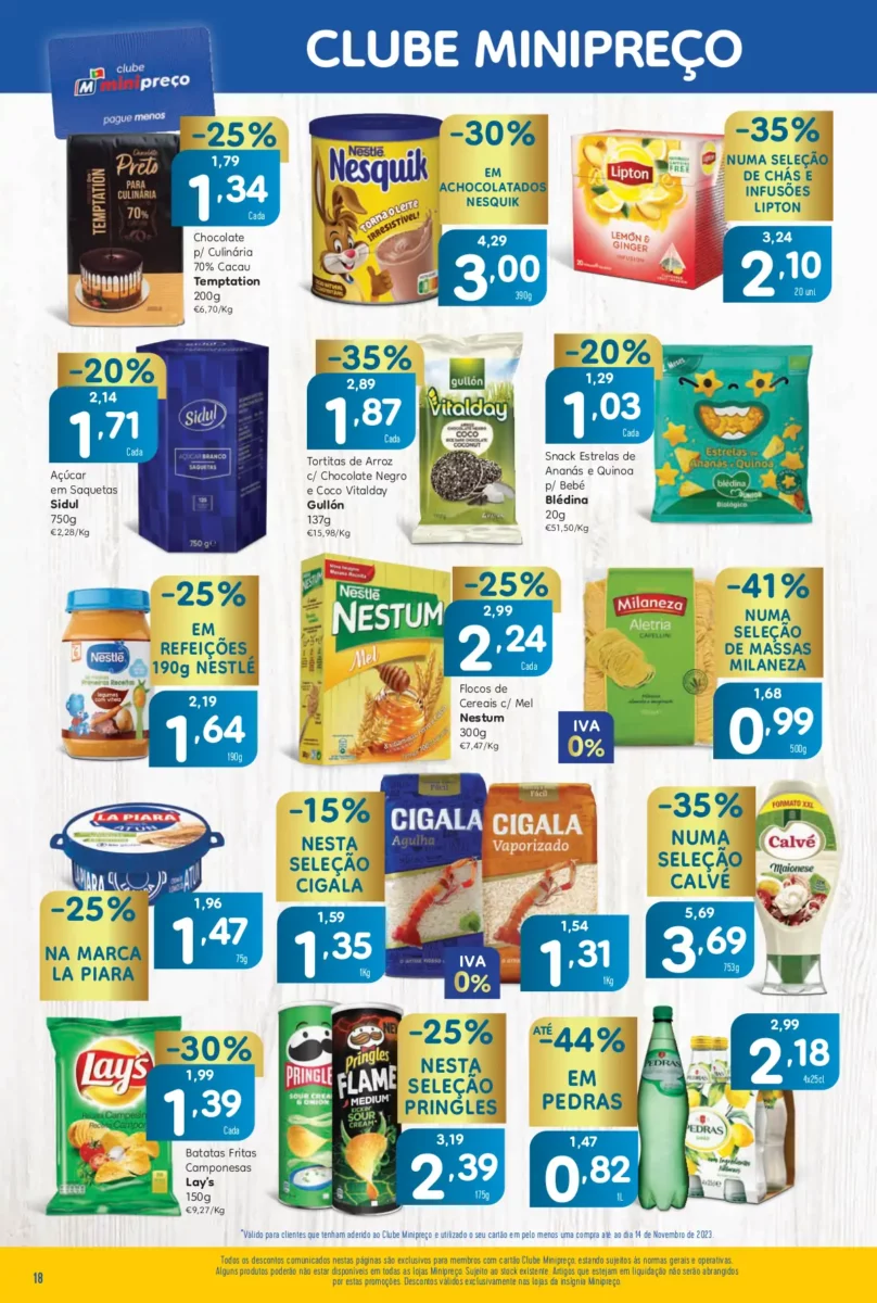 Folheto Minipre&ccedil;o desta semana (16 a 22 novembro)